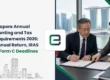 Singapore Annual Accounting and Tax Filing Requirements 2026: ACRA Annual Return, IRAS ECI and Form C Deadlines