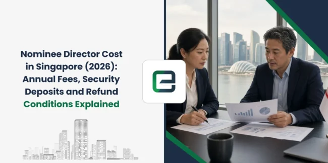 Nominee Director Cost in Singapore (2026): Annual Fees, Security Deposits and Refund Conditions Explained