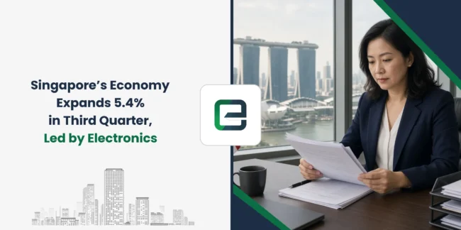 Singapore’s Economy Expands 5.4% in Third Quarter, Led by Electronics