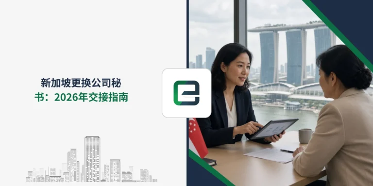 新加坡更换公司秘书：2026年交接指南